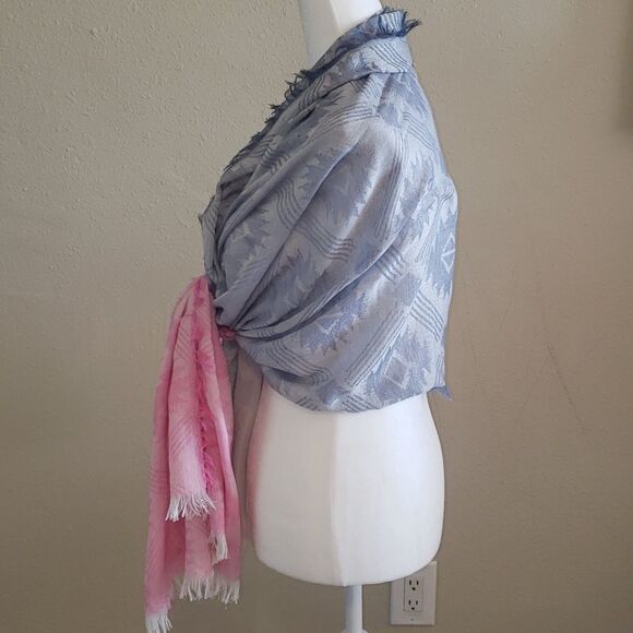 Cotton On Pink & Lilac Ombre Scarf - Picture 2 of 3